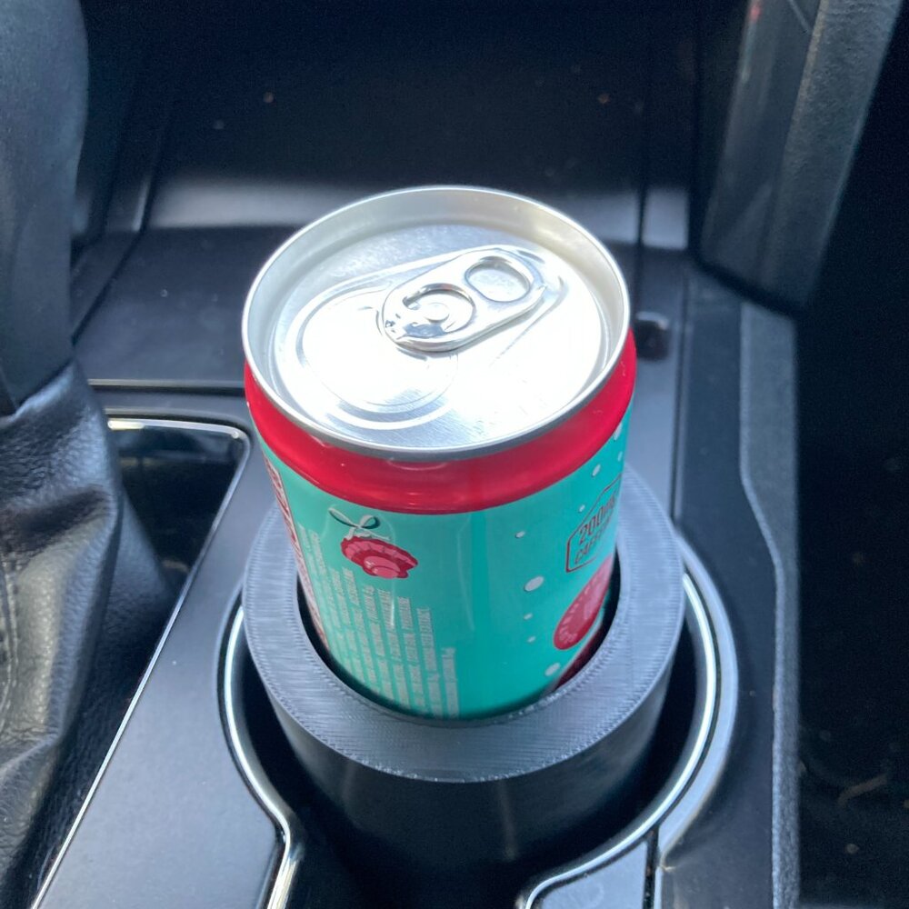 Universal Cup Holder and Cup Holder Insert Cars Trucks Vans Slim Cans Black - Picture 9 of 11